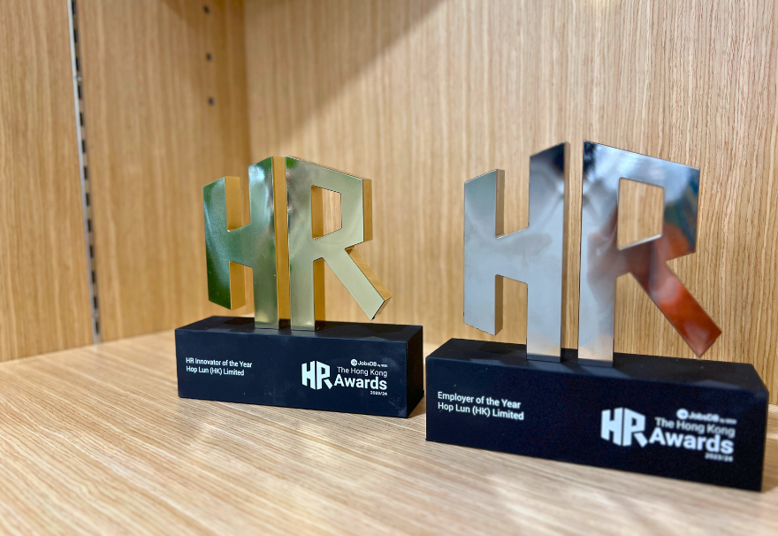 Hop Lun Being Awarded As “Employer Of The Year” And “HR Innovator Of The Year” At JobsDB HR Awards